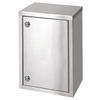 Omnimed Single Door Extra Wide Stainless Steel Narcotic Cabinet with Duel Lock 181451